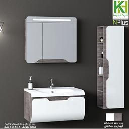Show details for white & Warsow Golf 80 CM Cabinet Picture of white & Warsow Golf 80 CM Cabinet